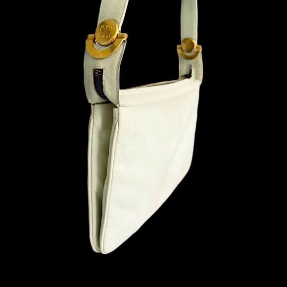 Vintage Sorrento Smooth Glove Leather Handbag Purse - Picture 5 of 7